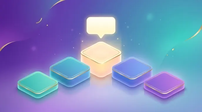 Five rounded tiles at different heights arranged like a podium with a comment bubble above the tallest, representing a comparison of YouTube comment management tools