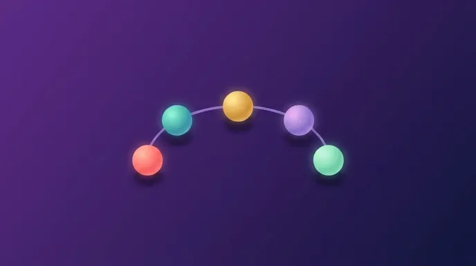 Abstract geometric shapes showing five labeled circles representing recurring comment patterns