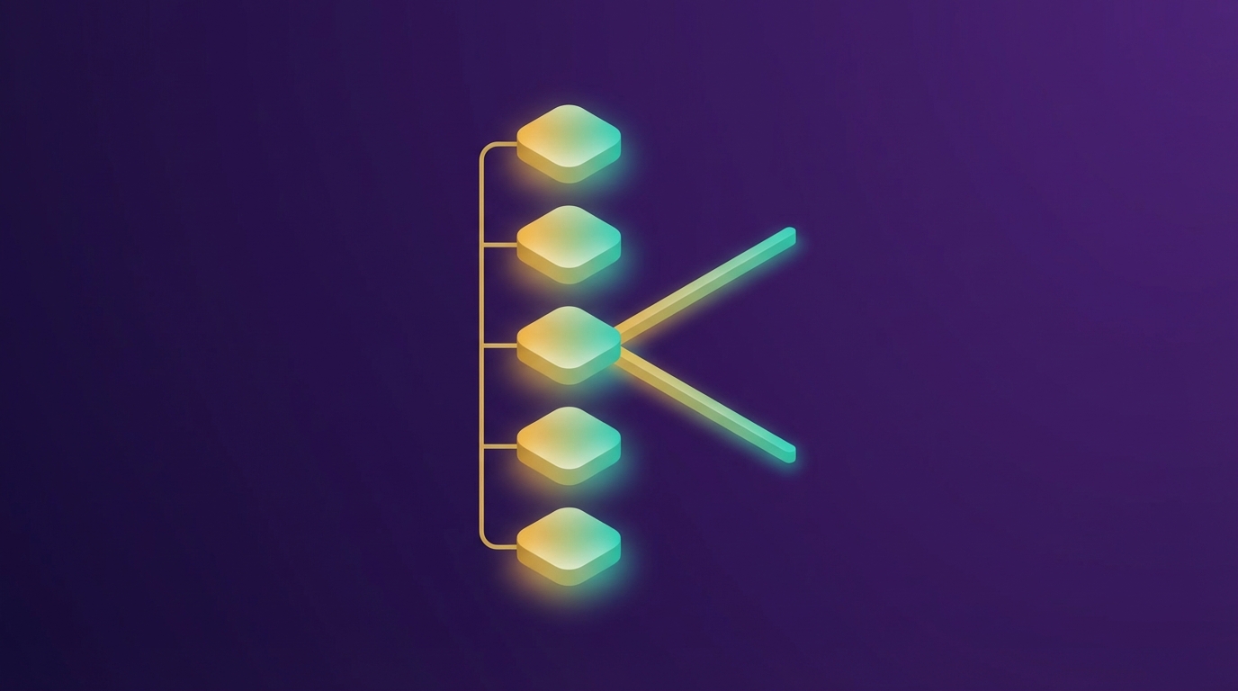 Abstract checklist and branching paths representing an agency SOP for YouTube comment automation