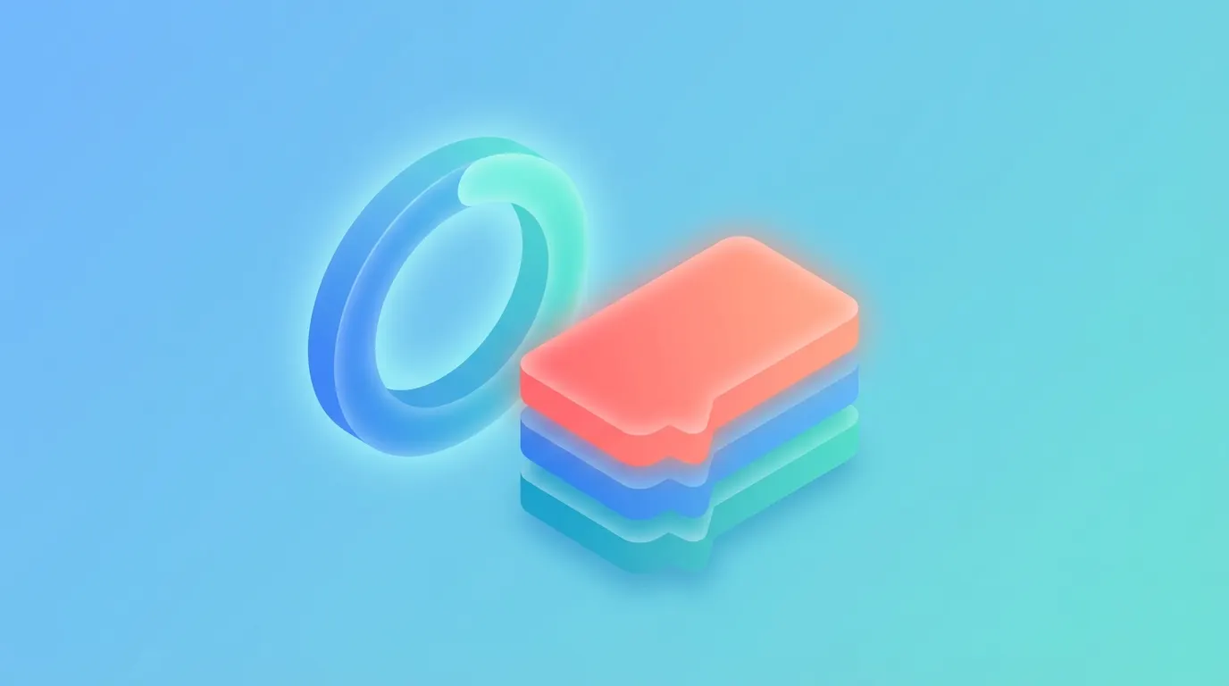 Isometric timer and comment stack representing YouTube response time benchmarks