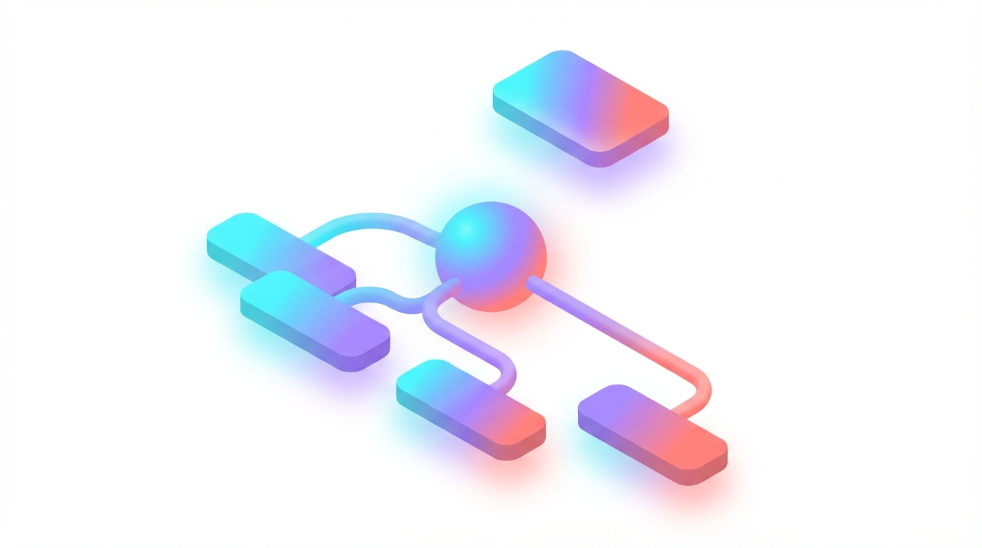 Isometric automation flow routing YouTube comments into triage actions