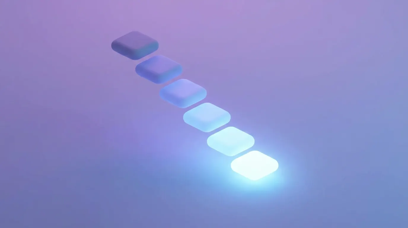 Abstract geometric checklist visualization for diagnosing missing Shorts comments
