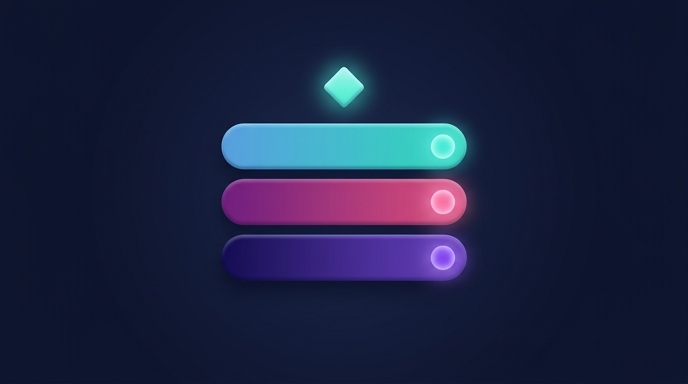 Abstract stack of stages representing pre-launch preparation phases for comment management