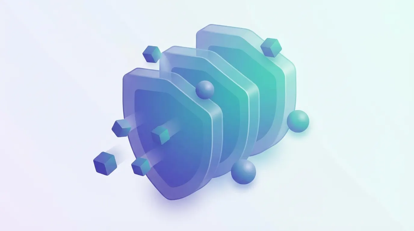 Isometric layered defense shields filtering out spam from legitimate YouTube comments