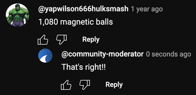 YouTube Auto Comment Moderator example